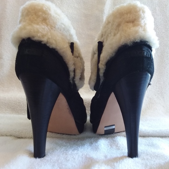 Ugg Black Plush Platform Boot order canceled last minute - Picture 5 of 8